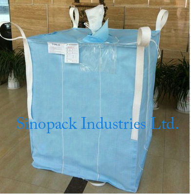 acheter l'anti volume 1000kg industriel statique met en sac CROHMIQ bleu/blanc pour la poudre de produit chimique de stockage online manufacture
