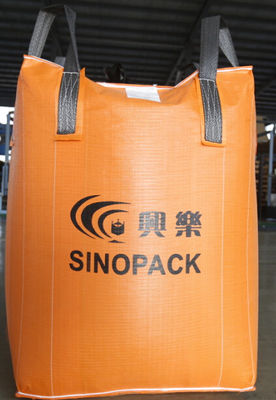 acheter 500kg grand sac orange FIBC avec des cordes de remplisseur, grand sac enorme de FIBC online manufacture