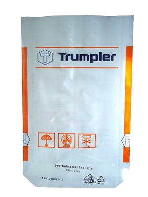 acheter la valve de PE du fond de bloc de Côté-gousset met en sac pour emballer pulverous, jusqu'à la capacité 110LBS online manufacture