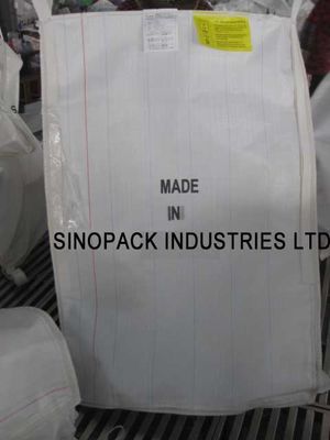 acheter CROHMIQ antistatique bleu / blanc FIBC 1 tonne en vrac Sacs dissipatives sans mise à la terre online manufacture