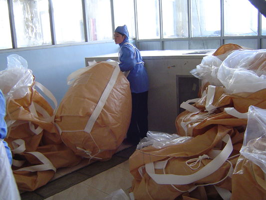 acheter 2200 livres de catégorie comestible blanche FIBC, un sac de tonne non-enduit avec le revêtement de PE online manufacture