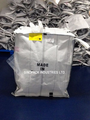 acheter Grands sacs conducteurs blancs, sacs de Fibc grands empêchant la combustion et l'explosion online manufacture