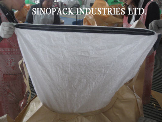acheter Grand sac tissé par pp circulaire/tubulaire FIBC avec le sac superbe à fermeture de tirette online manufacture