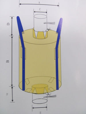 acheter Sac en vrac circulaire pliable résistant du sac FIBC pp d'humidité grand pour le minerai online manufacture