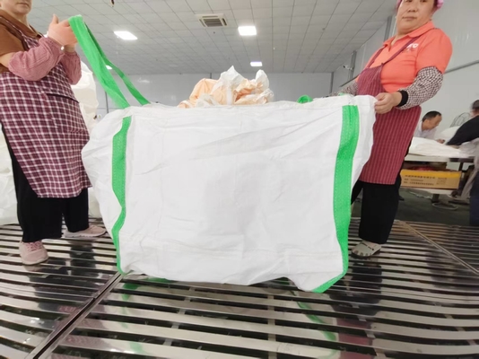 Grade alimentaire FIBC 1000 kg SWL avec taille inférieure 36x36in